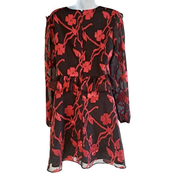 Kensie Floral Print Ruffled Dress - Picture 10 of 11